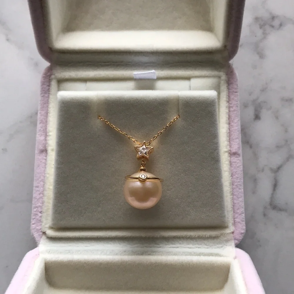 Custom Made 11.5mm Genuine Pearl Necklace